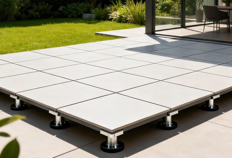 Carrelage sur plot